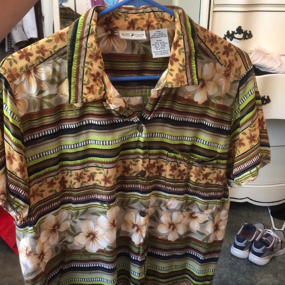 Vintage hawaiian short sleeve tshirt